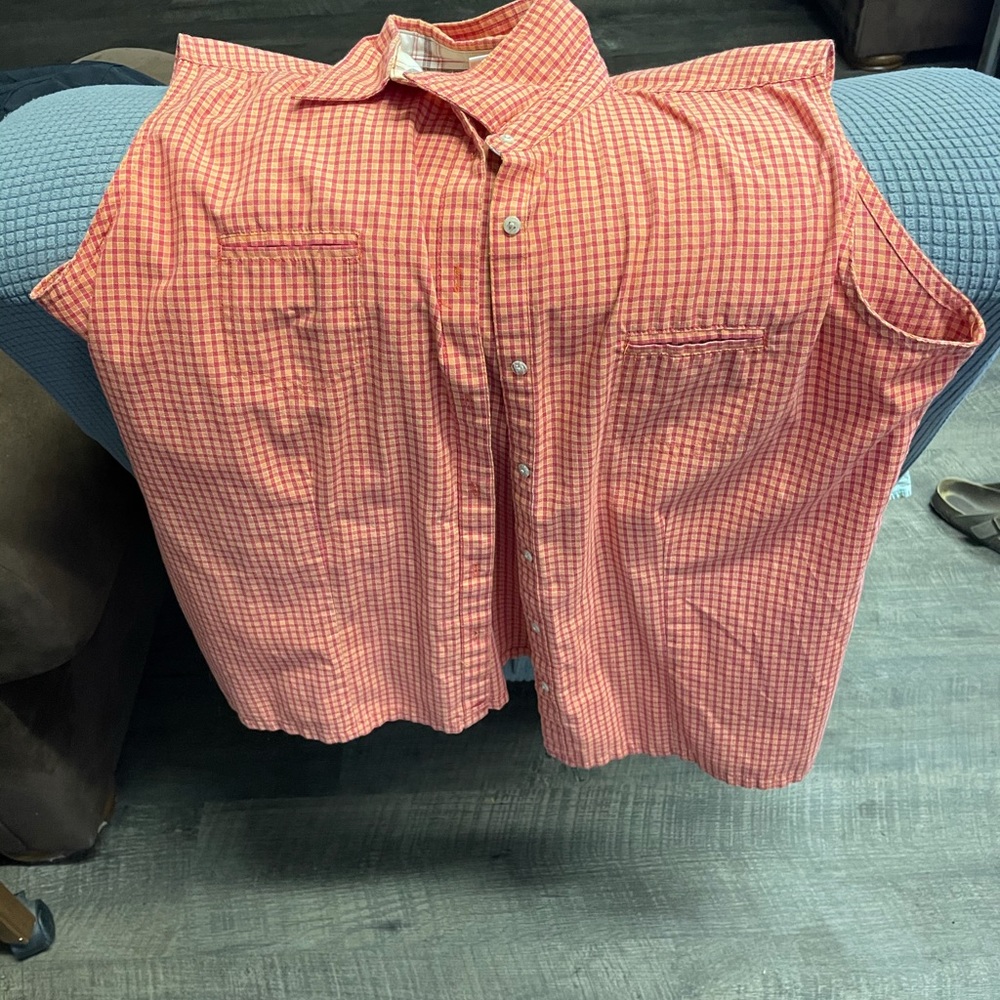 Western button down tank